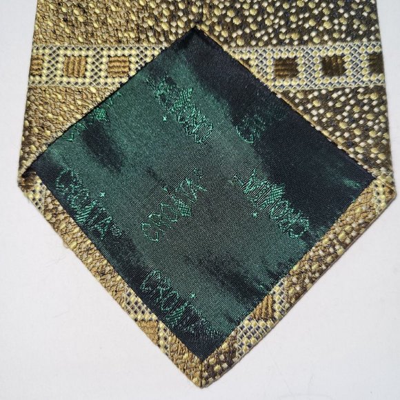 Croita Cravats Tie Men Silk Handmade in Croatia Geometric Print Designer Necktie - Picture 4 of 8